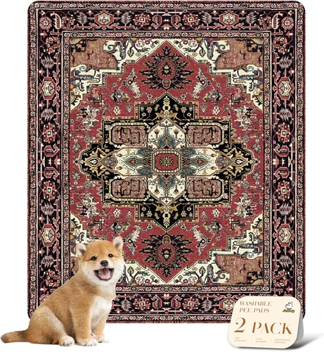 Vista 48 de nunubaby Almohadillas lavables para orina para perros, elegantes, antideslizantes y a prueba de fugas. Almohadillas reutilizables para orinal