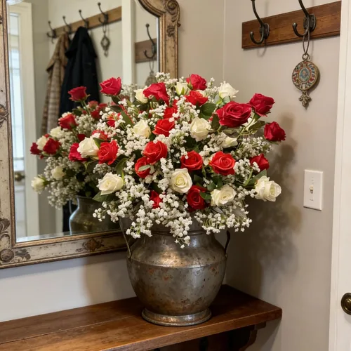 Vista 8 de Ramo de gypsophila artificial de 18 piezas de flores artificiales de aliento de bebé, arreglo floral para centros de mesa de boda y decoraciones