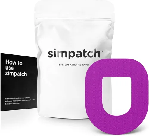 Vista 8 de SIMPATCH Parche adhesivo OmniPod (paquete de 25) - Adhesivo impermeable, cinta CGM - Múltiples opciones de color (Biege)