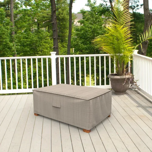 Vista 7 de Budge P4W01PM1 - Funda otomana para jardín inglés, resistente e impermeable, 18 pulgadas de alto x 33 pulgadas de ancho x 25 pulgadas de largo