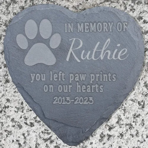 Vista 12 de Piedras conmemorativas para mascotas, regalos, regalos para perros con pérdida de condolencias, marcador de tumba de duelo, en memoria, estilo E, 6