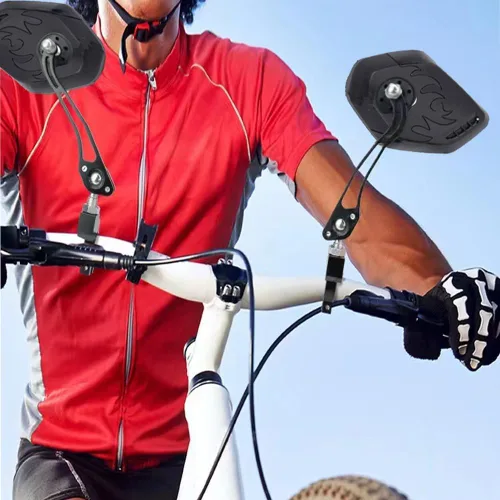 Vista 6 de Espejos de Bicicleta para Bicicletas Eléctricas - Paquete de 2 Espejos de Bicicleta Mirrycle, Espejo Retrovisor de Manillar, Espejos de Bicicleta
