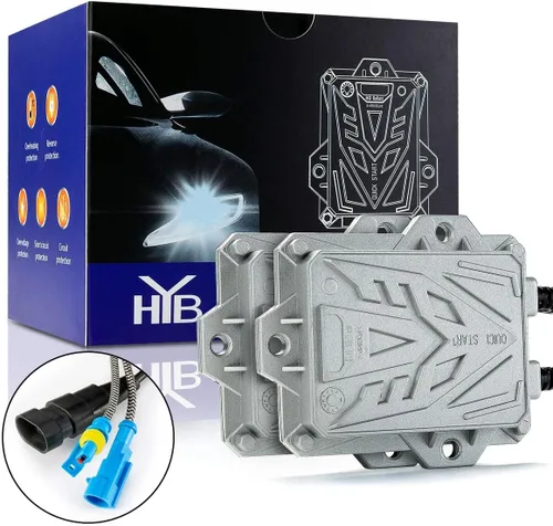Vista 6 de HYB Balasto digital delgado de 12 V para bombilla HID H11 H7 H8 H9 H4 H1 9005 9006 9007 ajuste universal - 2