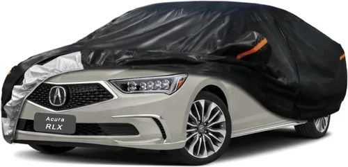 Vista 129 de GUNHYI - Funda de automóvil de 6 capas para Tesla Model 3 (2017-2025), impermeable para todo tipo de clima, protección UV contra la nieve, el sol