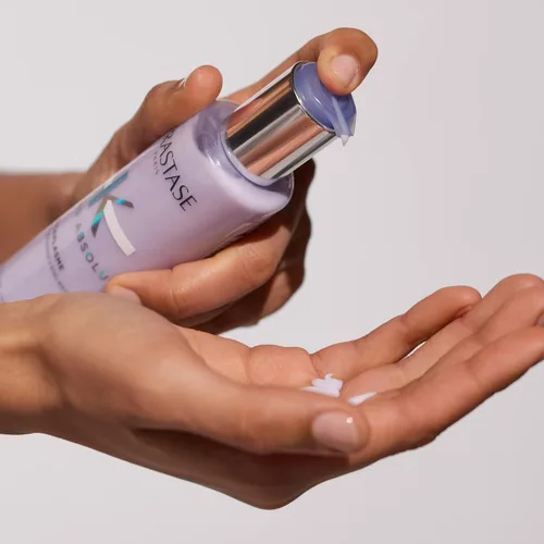 Vista 9 de KERASTASE Blond Absolu Cicaplasme - Suero para el cabello protector contra el calor, para cabello aclarado, resaltado y gris, fortalece y nutre