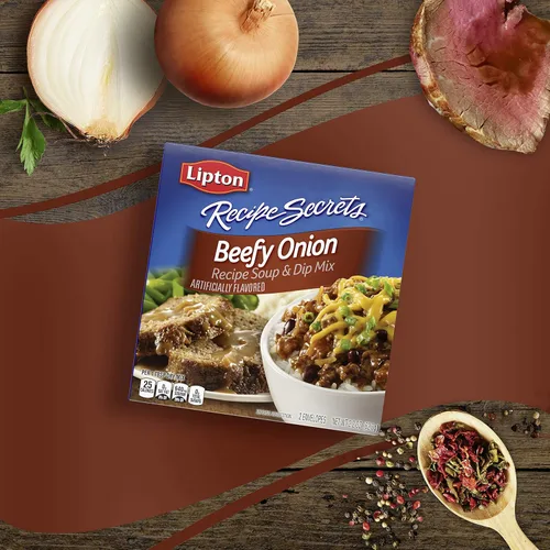 Vista 14 de Lipton Recipe Secrets - Mezcla de sopa y inmersión para una deliciosa comida, sabor a cebolla fornida con tus recetas favoritas, 2.2 onzas, 2