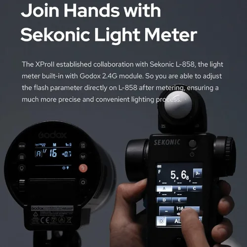 Vista 4 de Godox XProII XProII-S XProIIS - Disparador de flash para transmisor inalámbrico Sony TTL 2.4G HSS 1/8000S conexión Bluetooth, nuevo disparador