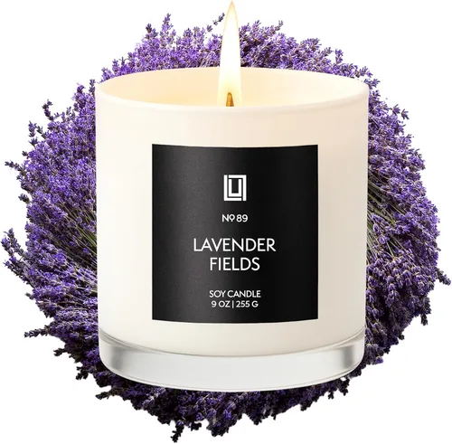 Vista 77 de Lulu Candles After Dark - Teca Caoba Vela Perfumada de Soja de Lujo en Frasco Vertida a Mano en los EE.UU. Altamente Perfumada y Duradera