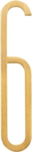 Vista 10 de Números de casa de latón de 2.8 pulgadas, números de puerta modernos, buzón de correo, patio, oficina, hotel, número de señalización, números