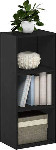 Vista 69 de Furinno - Estantería de cubos de 4 niveles serie Luder para libros y almacenamiento, color verde y blanco