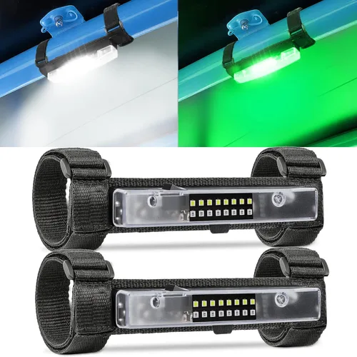Vista 10 de Luz de cúpula UTV alimentada por batería, montaje en barra enrollable, luces interiores LED, luz de mapa para UTV SXS Polaris RZR Can Am Honda