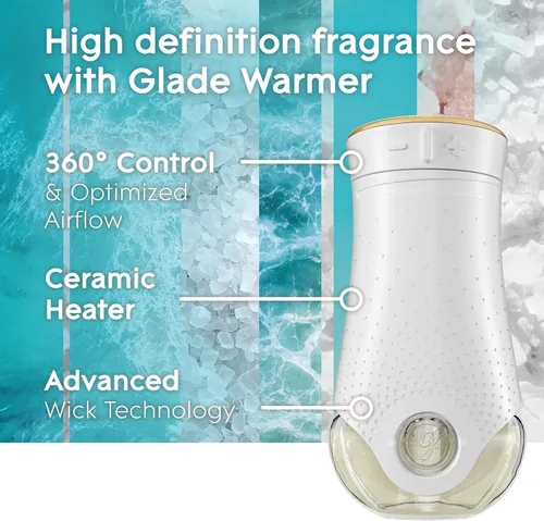 Vista 6 de Glade PlugIns - Recambios de ambientador, aceites esenciales y perfumados para el hogar y el baño, sal de cielo y mar, 3.35 onzas líquidas, 5