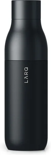 Vista 12 de LARQ Bottle Twist Top - Botella de agua aislada de acero inoxidable de 17 onzas, sin BPA, reutilizable para campamento, oficina, viajes, mantiene