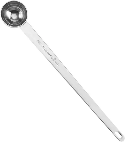 Vista 7 de Cucharas de café, 1 pieza de 0.5 fl oz (1 TPSP) de oro rosa 304 de acero inoxidable cuchara medidora de café expreso 1 cucharada cuchara medida