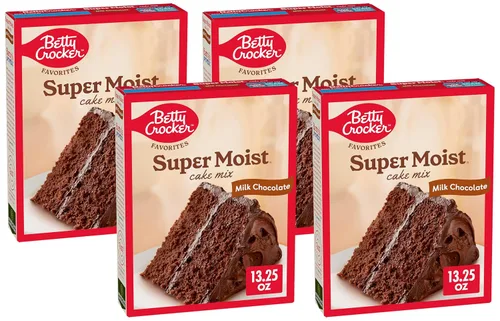 Vista 55 de Betty Crocker Delights Mezcla de pastel de vainilla francesa súper húmeda, 13.25 onzas