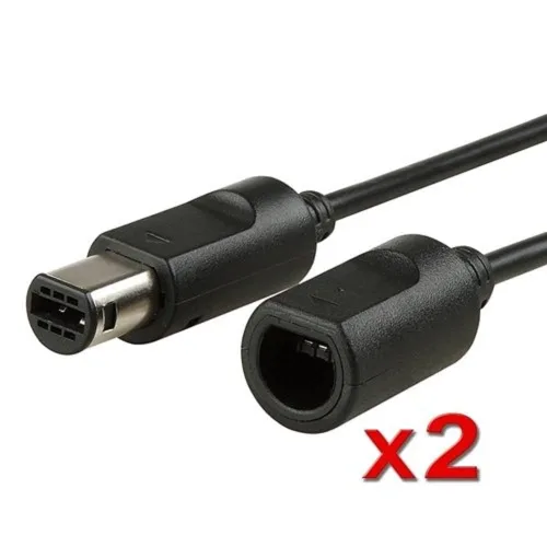 Vista 2 de 2x 6FT Controller Extension Cable For Wii GameCube GCN