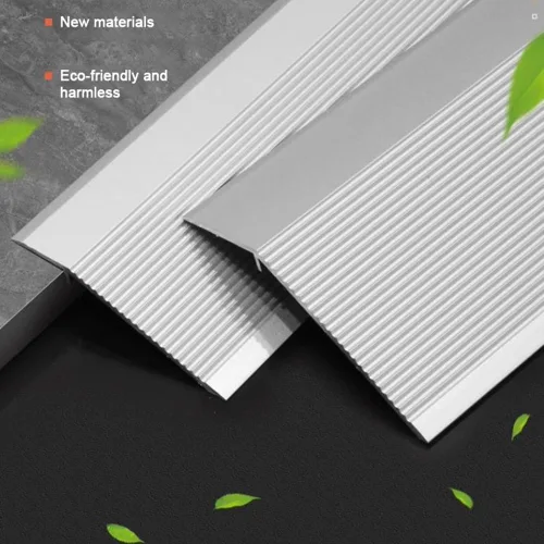 Vista 5 de KADEUX Metal Thresholds For Doorways, Indoor Transition Strip Threshold Ramp, Vinyl Floor Transition Strip Anti-Slip Threshold Strip, 1-2cm/2-4cm