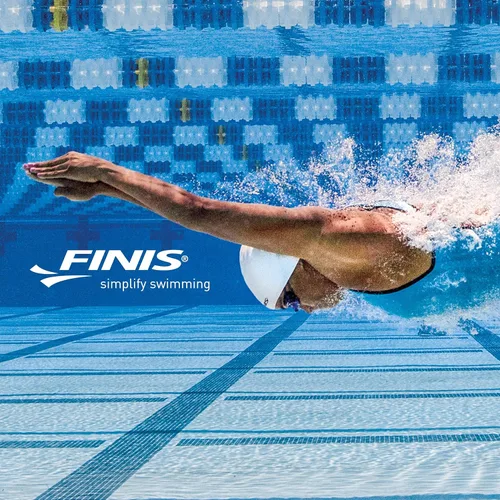 Vista 8 de FINIS Positive Drive - Aletas de natación para los cuatro tiempos, ajuste ergonómico, correa de talón ajustable, color amarillo/negro