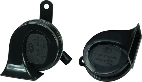 Vista 14 de HELLA 012010971 Kit de Bocina de Trompeta Negra de 12V (Ajuste Universal - Paquete Blíster)