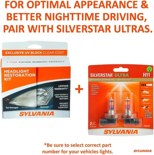 Vista 9 de Kit de restauración de faros Sylvania - Kit de reparación de faros de larga duración para restaurar a una condición como nueva - Activador
