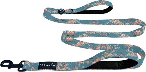 Vista 26 de Correa para perros ShawnCo Dream Walk - Premium, correa de nailon para mascotas con mango de neopreno suave para perros pequeños, medianos y grandes