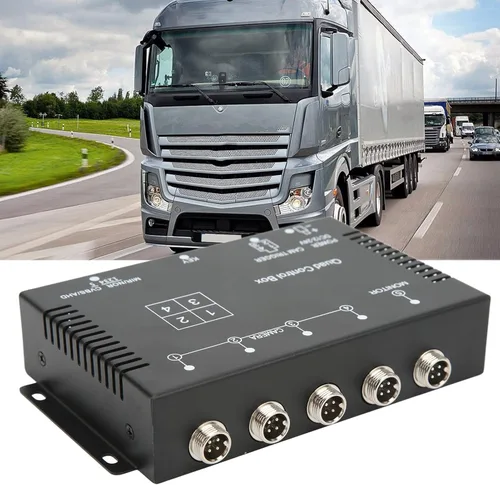 Vista 4 de Divisor de video de 4 canales, 1080P AHD 4 cámaras de control de video para cámaras de automóvil, interruptor de imagen, caja combinadora