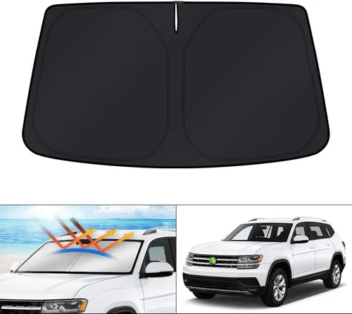 Vista 236 de KUST Parasol para parabrisas para BMW X1 F48 2016, 2017, 2018, 2019, 2020, 2021, 2022, accesorios de ajuste personalizado, parasol plegable