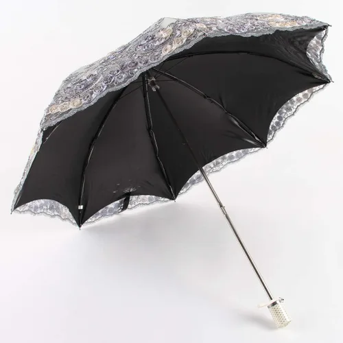 Vista 131 de Honeystore - Parasoles de encaje de flores para fiesta de boda, paraguas nupcial de encaje