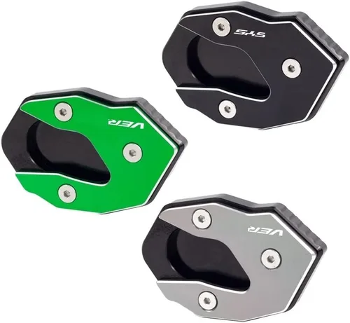 Vista 2 de SCUUBE Para Kawasaki para Versys 300 X300 X250 Soporte de pie de motocicleta Cubierta de soporte lateral CNC Placa de soporte Ampliadora Pad G