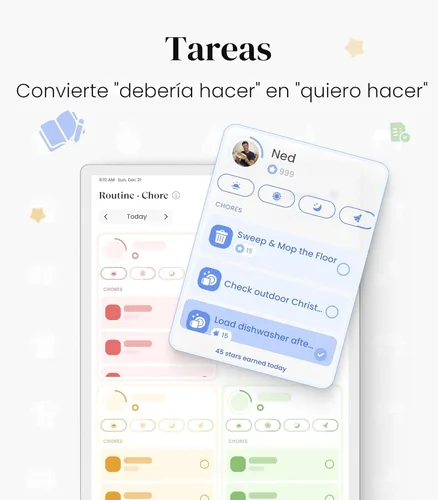 Vista 5 de Cozyla Calendario Digital+ 2: Planificador de Pared de 32 Pulgadas con Pantalla Táctil, Tabla de Tareas, Tablero Personalizable, Calendario