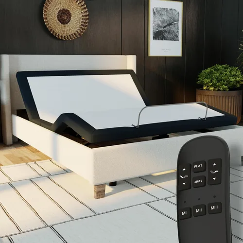 Vista 17 de Blissful Nights Twin XL e3 Base de Marco de Cama Ajustable con Inclinación de Cabeza y Pie, Control Remoto Inalámbrico, Fácil Montaje, Garantía