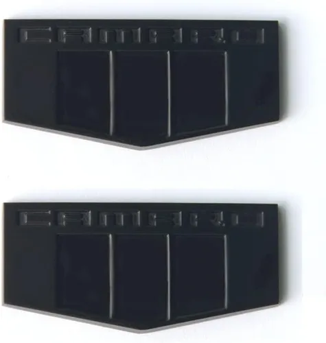 Yoaoo Paquete de 2 Emblemas Insignia OEM Zl1 1LE M Delantero Derecho Izquierdo 3D Compatible con Zl1 1LE Ss Rs Zl1 Negro Mate