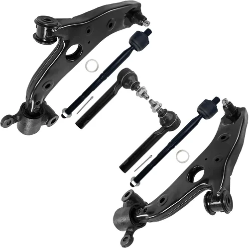 Vista 159 de Detroit Axle - Kit de extremo delantero RWD para Chrysler 300 Dodge Charge Challenger 2011-2019, 2 brazos de control inferiores traseros 2 rótulas