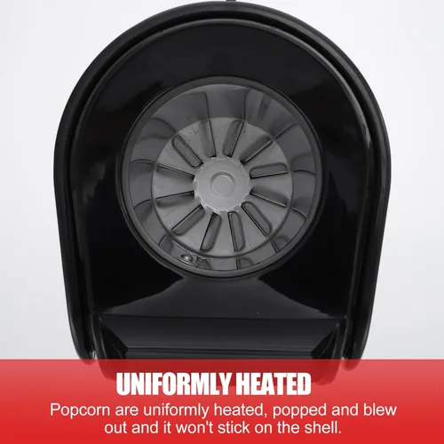 Vista 5 de Yardwe Automatic 110v Small Popcorn Machine for Home Use White Abs Snack Maker Household Popcorn Popper with US Plug Compact Electric Maker Suitable