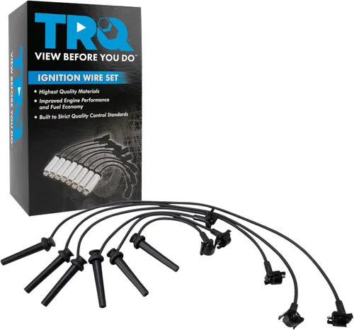 Vista 14 de TRQ Juego de cables de bujía de encendido del motor compatible con Hyundai Tucson Kia Sportage 2.7L Nrew
