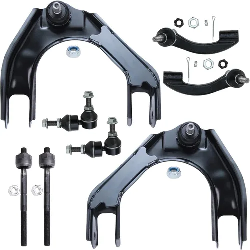 Vista 114 de Detroit Axle - Kit de brazos de control delanteros de 8 piezas para Toyota Sienna 2004-2010, 2 brazos de control inferiores con rótulas, 4 barras