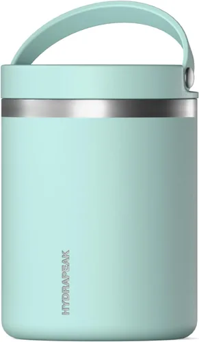 Vista 14 de Hydrapeak Tarro de alimentos aislado al vacío de acero inoxidable de 32 onzas para alimentos calientes y alimentos fríos, tarro de sopa a prueba